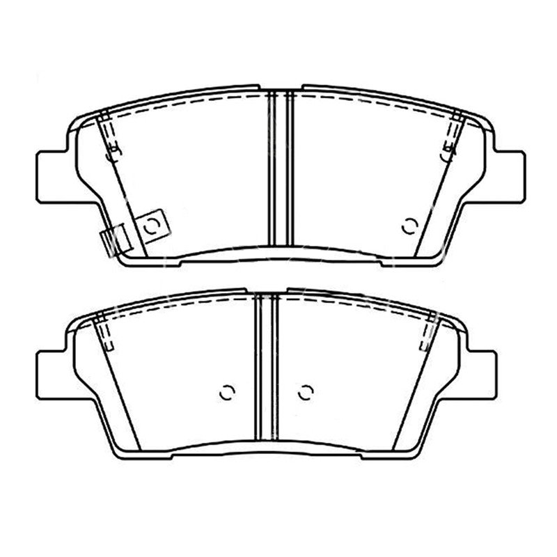58302B1A30 Rear Brake Pad D2100 for HYUNDAI Genesis G80 2018-